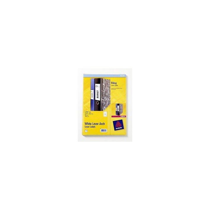 Avery L7171-25 etichetta autoadesiva Bianco 100 pz