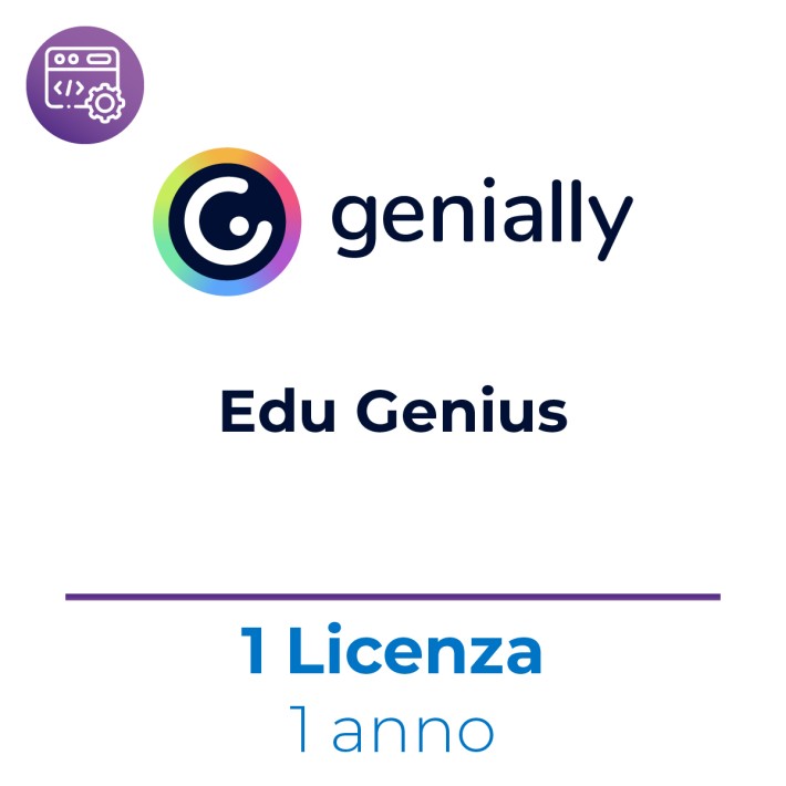 Genially Edu Genius - 1 Docente (min acquisto 10 Docenti) - 1 Anno