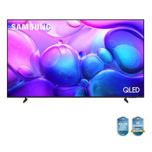 Samsung QLED 75" QE75Q6FAAUXZT 4K, Processore Q4 Lite, 4K Upscaling, Color Booster, OTS Lite, Metal Stream Design, Smart TV,