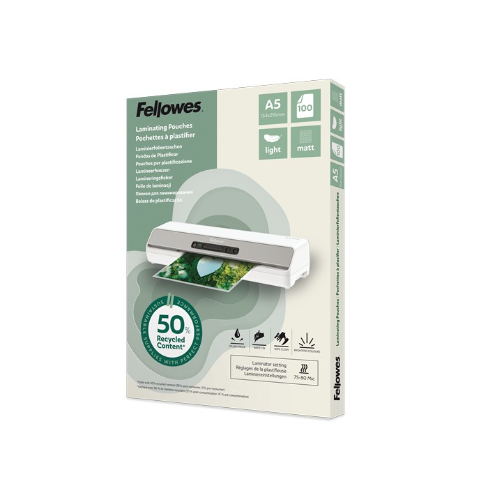 Fellowes 100143437 pellicola per plastificatrice 100 pz