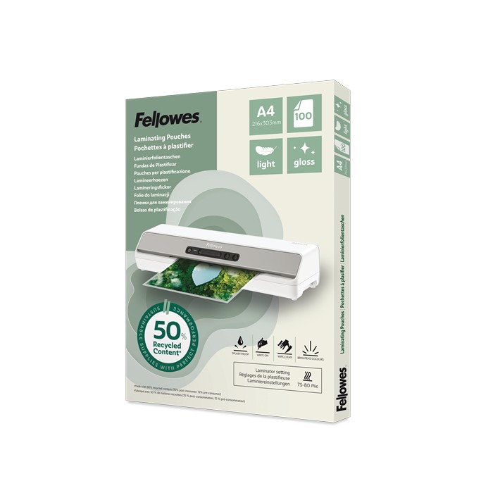 Fellowes 100142987 pellicola per plastificatrice 100 pz