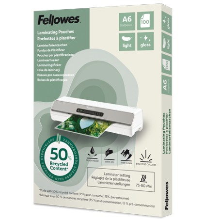 Fellowes 100143441 pellicola per plastificatrice 100 pz