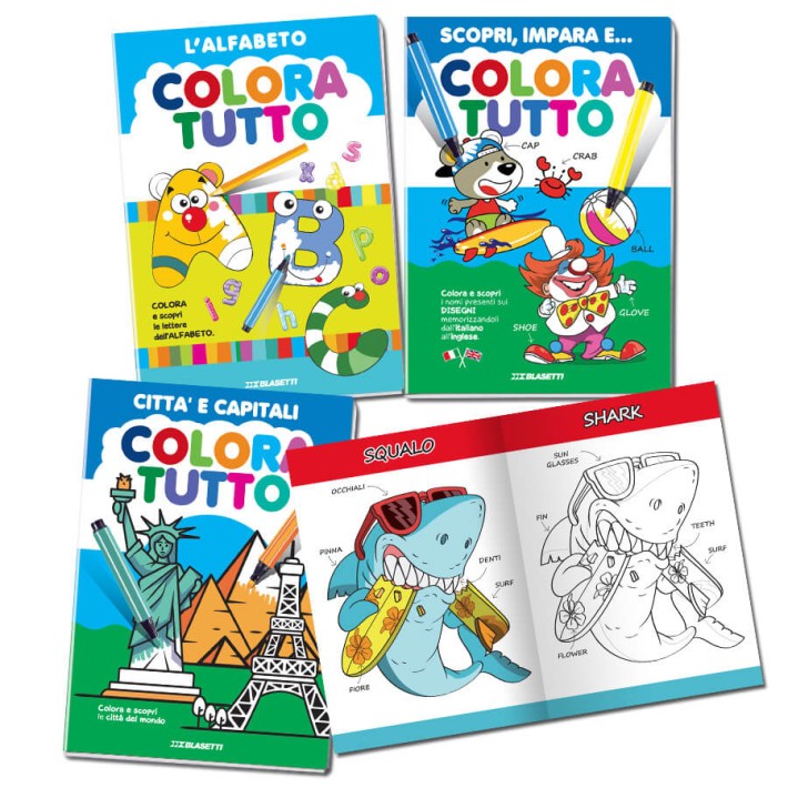 Blasetti 7701 pagina e libro da colorare Libro/album da colorare