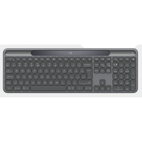 Logitech Signature Slim Solar + K980 for Business tastiera Universale RF senza fili + Bluetooth QWERTY Italiano Grafite