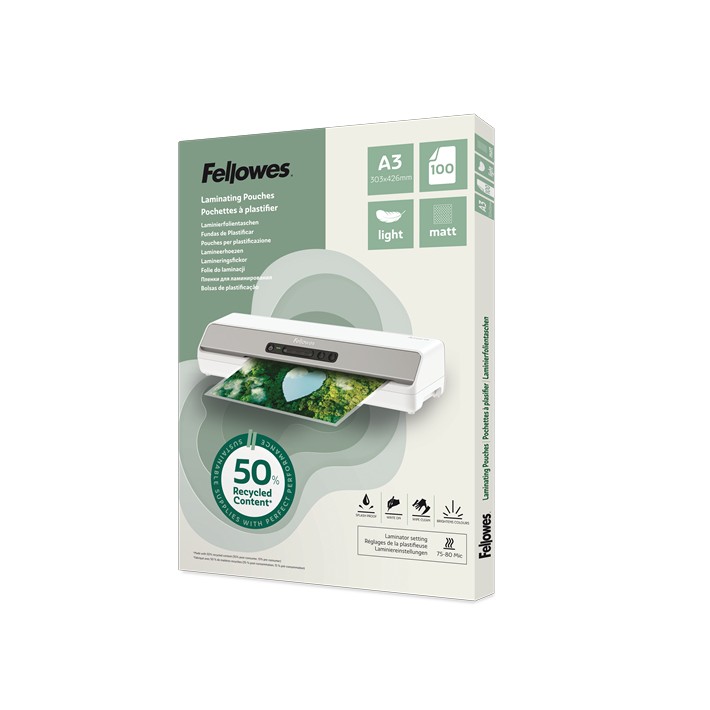 Fellowes 100143436 pellicola per plastificatrice 100 pz