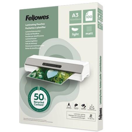 Fellowes 100143436 pellicola per plastificatrice 100 pz