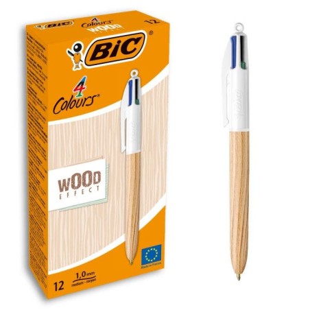 BIC 508964 penna a sfera Nero, Blu, Verde, Rosso Penna a sfera multifunzione Medio