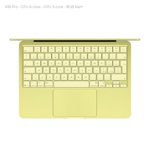Apple Macbook Neo 13" - A18 Pro - Ram 8GB - SSD 256GB - Citrus (Giallo Agrume) - Non incluso Alimentatore Apple 30W USB-C 2