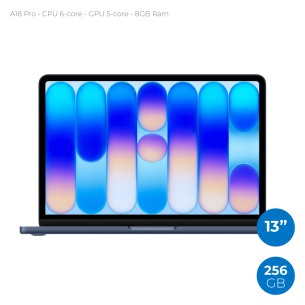 Apple Macbook Neo 13" - A18 Pro - Ram 8GB - SSD 256GB - Indigo (Indaco) - Non incluso Alimentatore Apple 30W USB-C