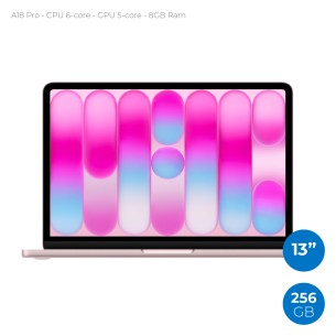 Apple Macbook Neo 13" - A18 Pro - Ram 8GB - SSD 256GB - Blush (Rosa Pastello) - Non incluso Alimentatore Apple 30W USB-C