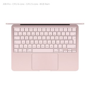 Apple Macbook Neo 13" - A18 Pro - Ram 8GB - SSD 256GB - Blush (Rosa Pastello) - Non incluso Alimentatore Apple 30W USB-C 2