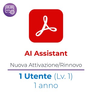 AI Assistant for teams Win/Mac Multi Lingue (Ita) - New/Rnw - VIP MP GOV - 1 Utente - Liv 1 - 1 Anno
