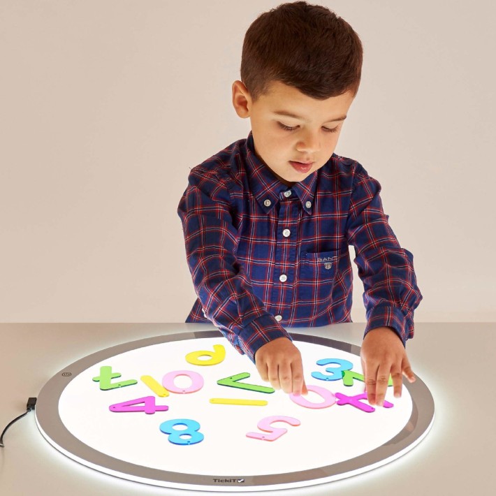 Set Numeri Colorati Traslucidi - Dimensione 7 cm - Confezione da 14 Pezzi