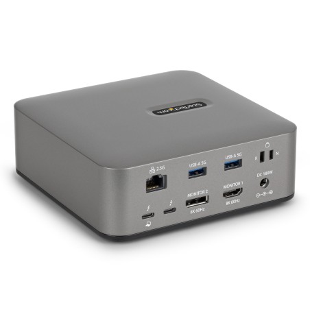 StarTech.com Docking Station Thunderbolt 5 Universale, Hub Multi-Display, 8K 60Hz o 4K 144Hz, Potenza di Banda 120Gbps, PD