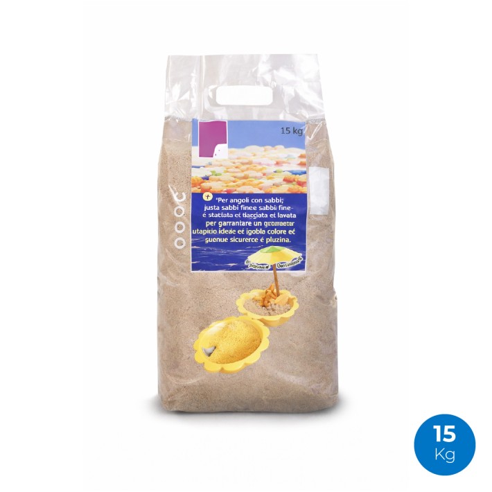 Sabbia da Gioco lavata/asciugata - Sacco 15 kg