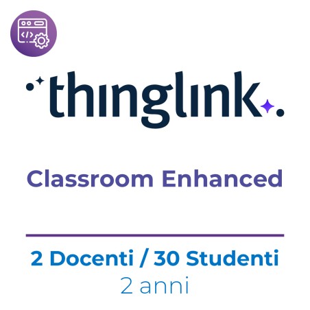 ThingLink Licenza Classroom Enhanced - 2 Docenti 30 Studenti - Abbonamento 2 Anni