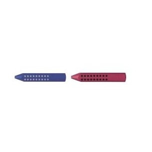 Faber-Castell 187101 gomma per cancellare Blu, Grigio, Rosso 10 pz
