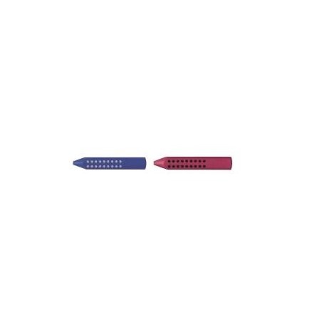 Faber-Castell 187101 gomma per cancellare Blu, Grigio, Rosso 10 pz