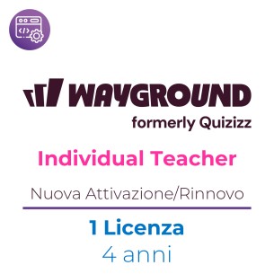 Wayground ( ex Quizizz) Individual Licenza Teacher Promo Carta Docente - Nuova Attivazione / Rinnovo - 1 Docente - 4 Anni