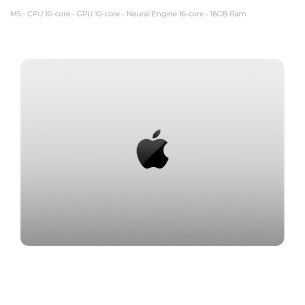 Notebook 14" - Apple MacBook Pro - M5 CPU 10‑core GPU 10‑core - Ram 16GB - SSD 1TB - MacOS Tahoe - Silver