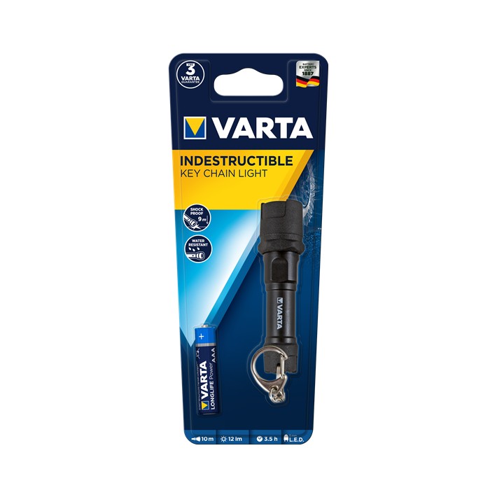 Varta 16701 101 421 torcia Nero Torcia portachiavi LED