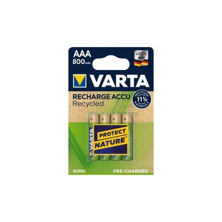 Varta 56813 101 404 batteria per uso domestico Batteria ricaricabile Mini Stilo AAA Nichel-Metallo Idruro (NiMH)