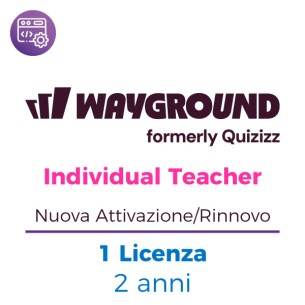 Wayground ( ex Quizizz) Individual Licenza Teacher - Nuova Attivazione / Rinnovo - 1 Docente - 2 Anni
