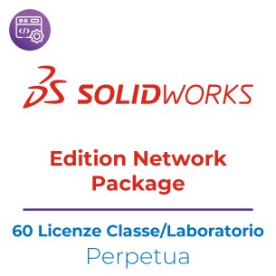 SOLIDWORKS EDU Edition Network Package - Pacchetto con 60 Utenti Classe/Laboratorio (+60 licenze da usare a casa ) - Main 3 Anni