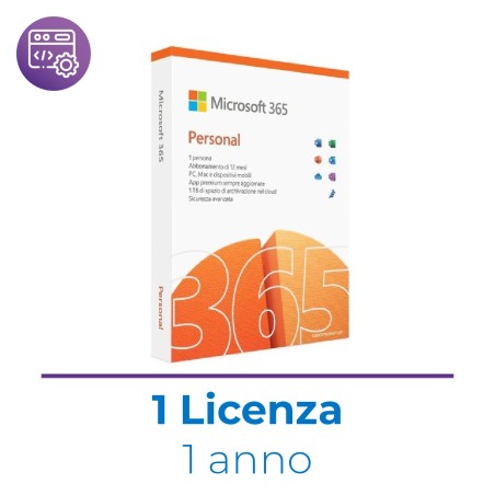 Microsoft 365 Personal ESD - Software elettronico in Download con Chiave di Attivazione per Privati - 1 Utente - 1 Anno