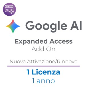 Google AI Expanded Access Add On - 1 Utente - Nuova Attivazione 1 Anno