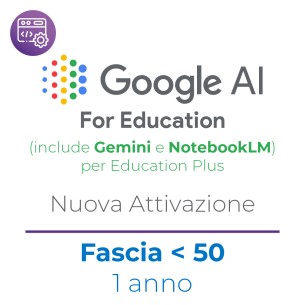 Google AI Pro for Education (include Gemini e NotebookLM) - Edu Plus - NEW - Fascia 1-49