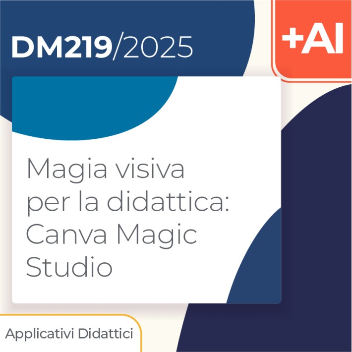Magia visiva per la didattica: Canva Magic Studio 4h Formazione on line