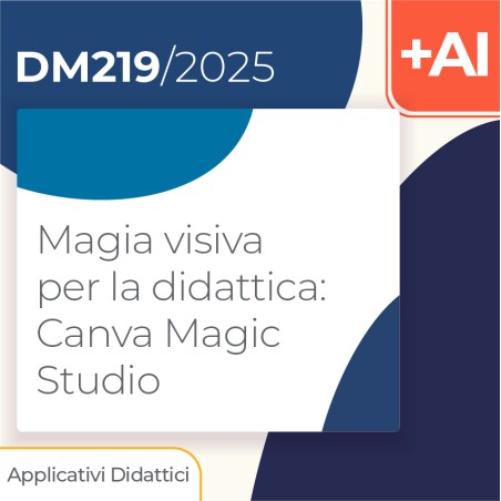 Magia visiva per la didattica: Canva Magic Studio 4h Formazione on line