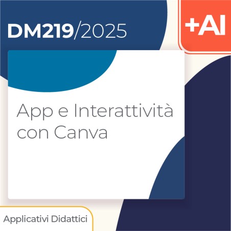 App e Interattività con Canva 2h Formazione on line