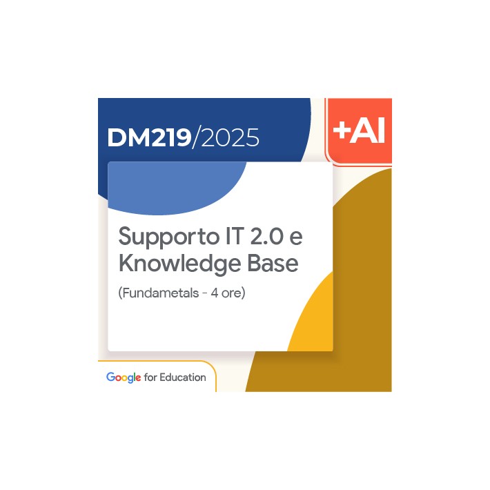 Supporto IT 2.0 e Knowledge Base (Fundamentals) 4h Formazione on line