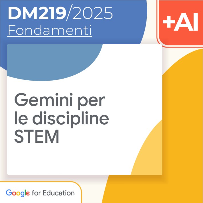 Gemini per le discipline STEM 8h Formazione on line