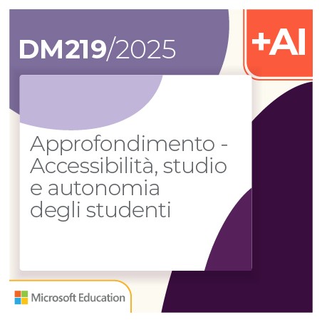 Approfondimento - Accessibilità, studio e autonomia degli studenti  2h Formazione on line