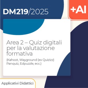 Area 2 – Quiz digitali per la valutazione formativa (Kahoot – Wayground (ex Quizizz) – Panquiz- Edpuzzle ecc  2h Formazione on l