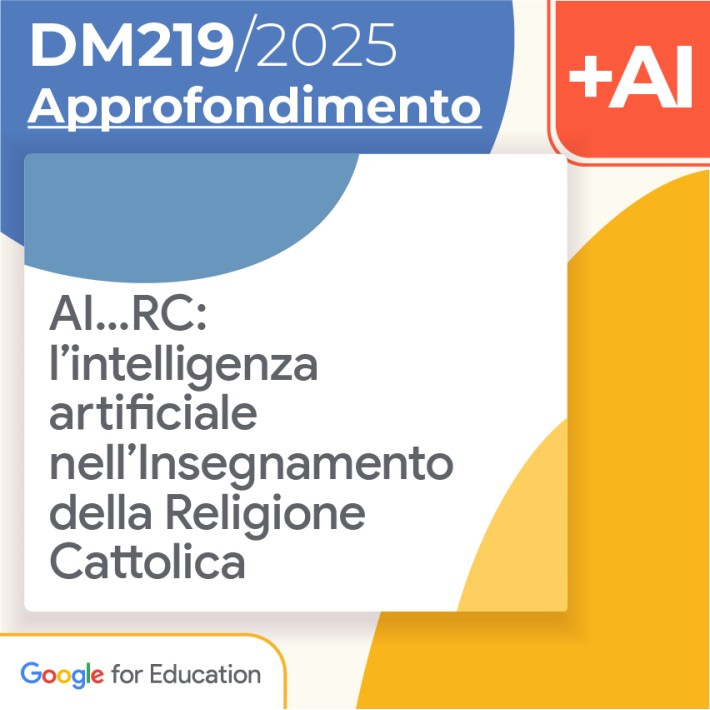 AI…RC: l’intelligenza artificiale nell’Insegnamento della Religione Cattolica 10h Formazione on line