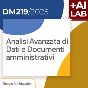 Analisi Avanzata di Dati e Documenti amministrativi 2h Lab in presenza