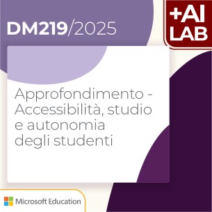 Approfondimento - Accessibilità, studio e autonomia degli studenti  4h Lab in presenza