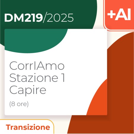 CorrIAmo Stazione 1  Capire 8h Formazione on line