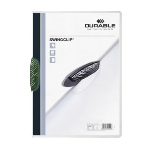 Durable Swingclip cartellina con fermafoglio Polipropilene (PP) Verde