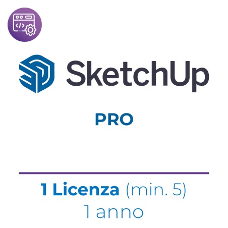 SketchUp Pro EDU LAB - ( Min 5 Licenze Prezzo Cad ) - Nuova Attivazione - 1 Anno