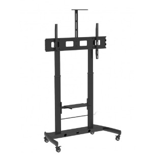 Carrello per Monitor con Mensola porta Webcam - fino a 120kg - VESA Max 1000 x 600