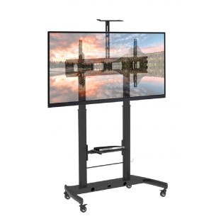 Carrello per Monitor con Mensola porta Webcam - fino a 120kg - VESA Max 1000 x 600 2