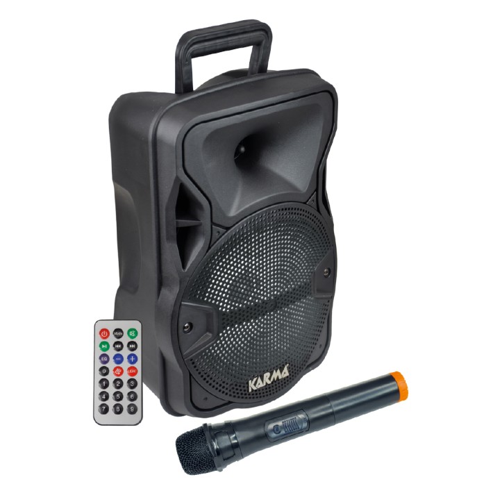 Cassa Amplificata - Karma LX 8 - 1 Micrfono Wireless - 300W PMPO