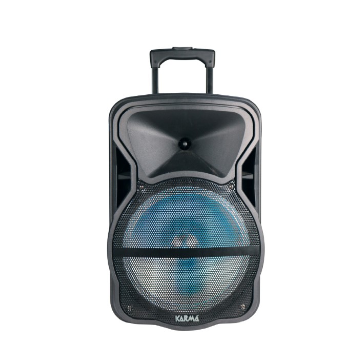 Cassa Amplificata - Karma LX12 - 1 Microfono Wireless + 1 Microfono con il filo + Treppiede - 600W PMPO