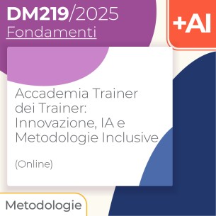 Accademia Trainer dei Trainer: Innovazione, IA e Metodologie Inclusive - Online (Configurazione online con 2h oppure 4h di