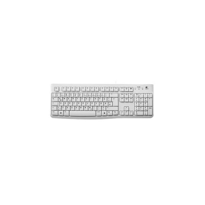 Logitech K120 for Business tastiera Ufficio USB QWERTZ Tedesco Bianco